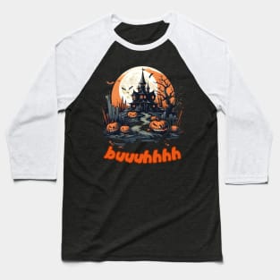 Buuhhhh-Halloween Haunt Baseball T-Shirt